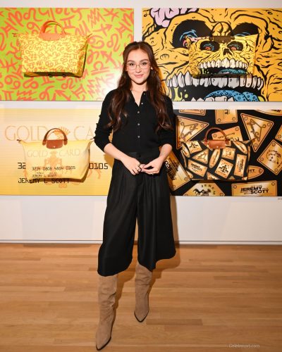 Anna Cathcart Stuns In Ensemble At Longchamp Exhibit In NYC 2026