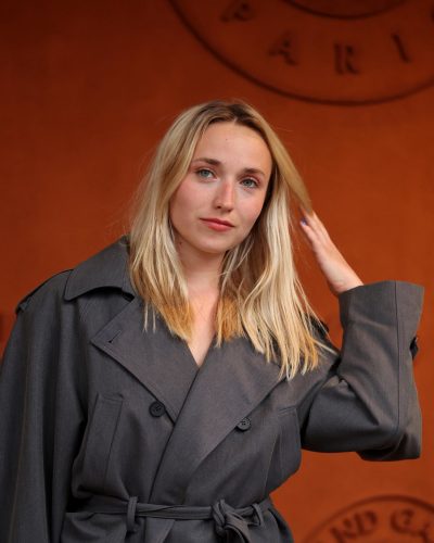 Chloe Jouannet’s Grey Ensemble At The 2026 French Open
