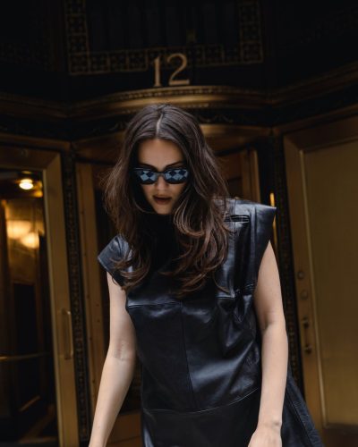 Ella Hunt Dazzles In Black Leather For WWD Photoshoot 2026