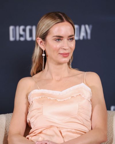 Emily Blunt Dazzles At Disclosure Day Press Conference In Paris 2026
