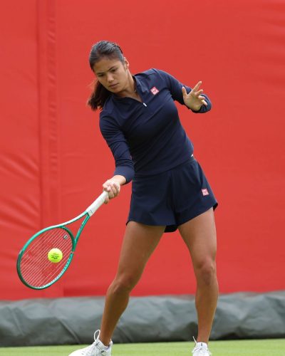 Emma Raducanu Shows Off Athletic Style During HSBC Championships Practice In London 2026