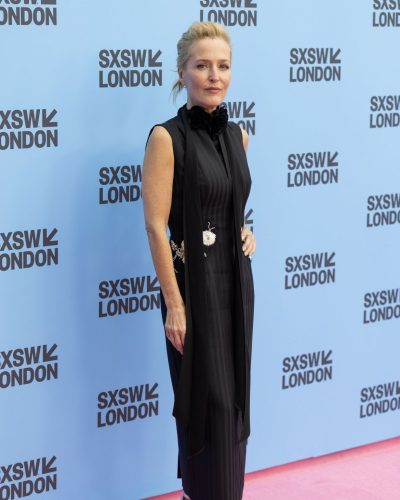 Gillian Anderson Dazzles At SXSW London 2026 Premiere In Elegant Black Ensemble
