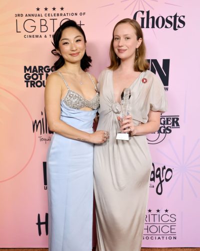 Hannah Einbinder Dazzles In Soft Blue At LGBTQ+ Cinema Celebration In LA 2026