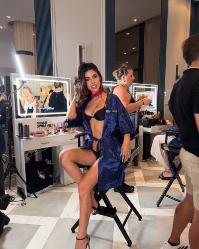 Ines Trocchia Dazzles In Blue At Miami Swim Week 2026