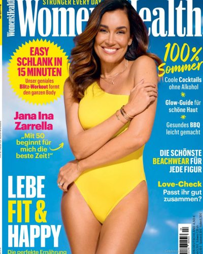 Jana Ina Zarrella Shines In Vibrant Yellow For Women’s Health Germany 2026