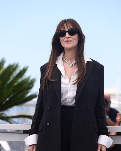 Monica Bellucci Dazzles In Black Ensemble At Cannes 2026