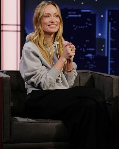 Olivia Wilde Stuns In Casual Elegance On Jimmy Kimmel Live 2026