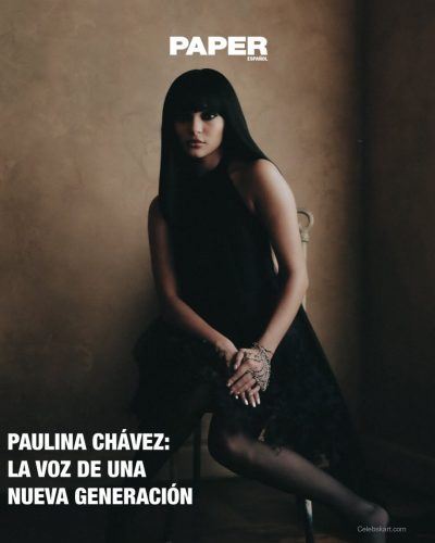 Paulina Chavez Dazzles In Elegant Black Dress For Paper Magazine 2026