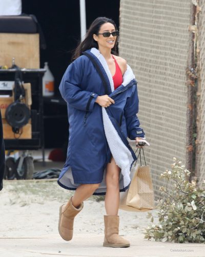 Shay Mitchell Radiates Beach Vibes While Filming Baywatch Reboot In LA 2026
