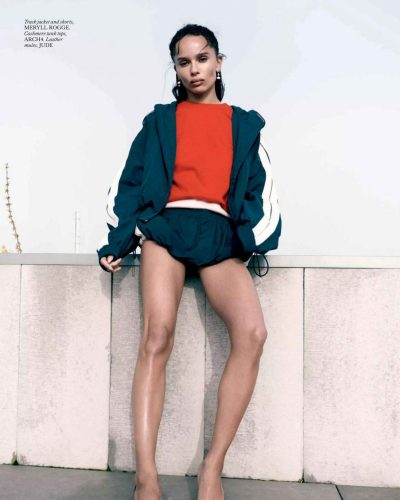 Zoe Kravitz Showcases Sporty Style In British Vogue 2026