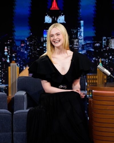 Elle Fanning at the Tonight Show with Jimmy Fallon June 2026 - Photo 4