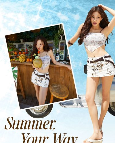 Jihyo for SpringSummer 2026 Barrel Swim Collection