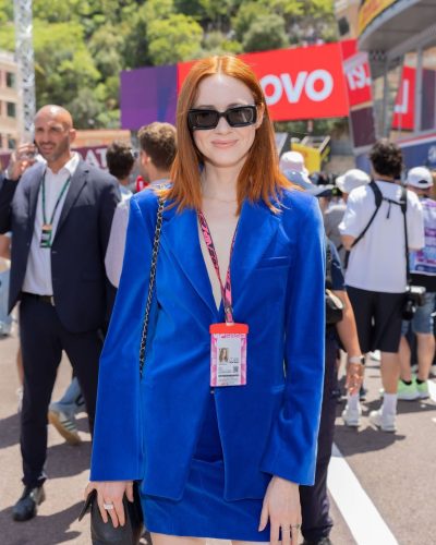 Karen Gillan at the Monaco Grand Prix in Monte-Carlo June 2026