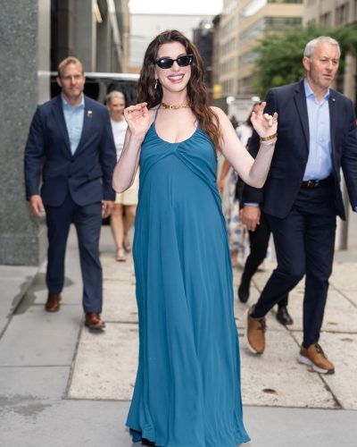 Anne Hathaway Arrives at Abc Studios in New York City, July 2026