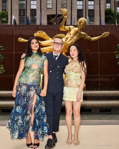 Avantika at Cfda/Vogue Unveiling of America250 at Rockefeller Center 2026