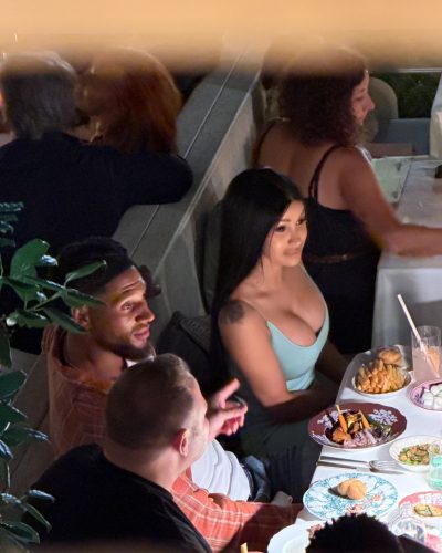 Cardi B and Nigerian Soccer Star Maduka Okoye Dining in Venice 2026