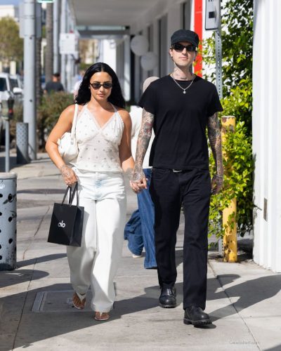 Demi Lovato and Jordan Lutes Shopping at Alo in Beverly Hills July 2026