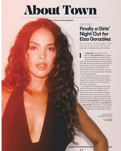 Eiza Gonzalez in the Hollywood Reporter May 2026