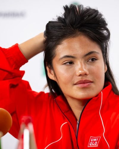 Emma Raducanu at a Press Conference Before the French Open in Paris 2026
