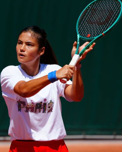Emma Raducanu at Training Session for French Open in Paris May 2026