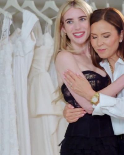 Emma Roberts Trying on Wedding Dress for Vogue July 2026 - Photo 3