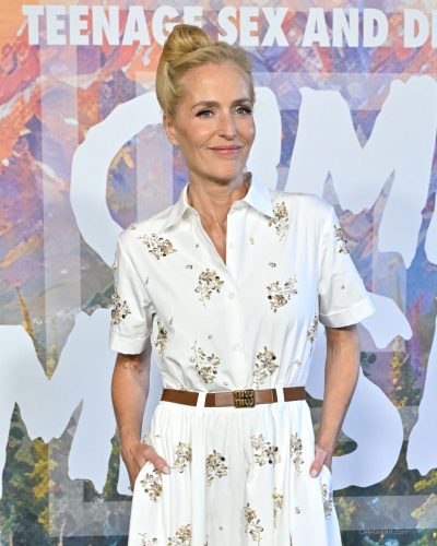 Gillian Anderson at Teenage Sex and Death at Camp Miasma Premiere 2026