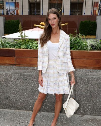 Karlie Kloss at CfdaVogue Unveiling of America250 at Rockefeller Center 2026 - Photo 4