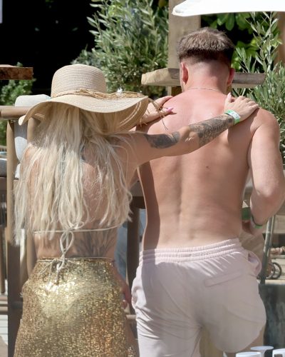 Kerry Katona and Paolo Margaglione Relaxing by the Pool in Spain 2026 - Photo 4