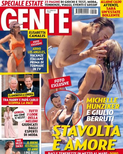 Michelle Hunziker in Gente Italy, July 2026