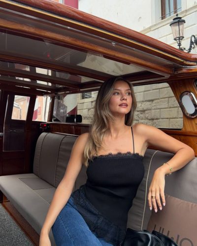 Nicola Cavanis Promotes Liu Jo Luxury Fashion Brand in Venice, May 2026
