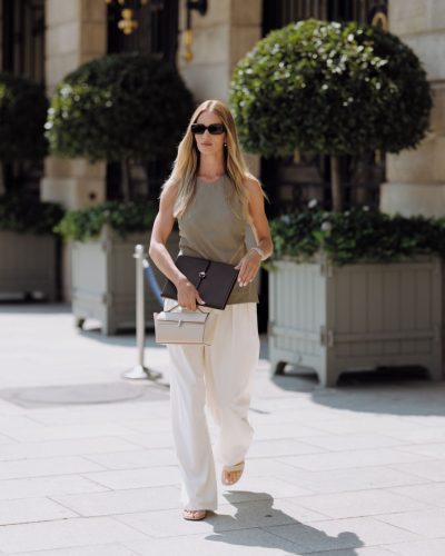 Rosie Huntington-Whiteley Arrives for Meetings in Paris 2026
