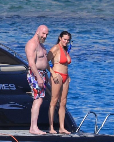 Stephanie Mcmahon in Bikini Enjoying a Boat Trip Around Mykonos 2026