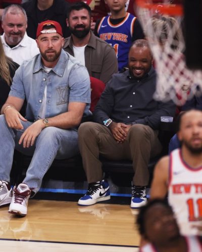 Taylor Swift and Travis Kelce at Game Three of Nba Eastern Conference Finals 2026 - Photo 4