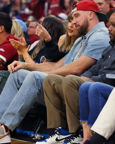 Taylor Swift and Travis Kelce at Game Three of Nba Eastern Conference Finals 2026 - Photo 5