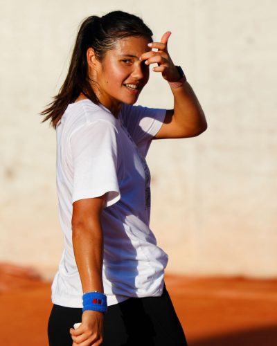 Emma Raducanu at Practice Session Before French Open in Paris May 2026