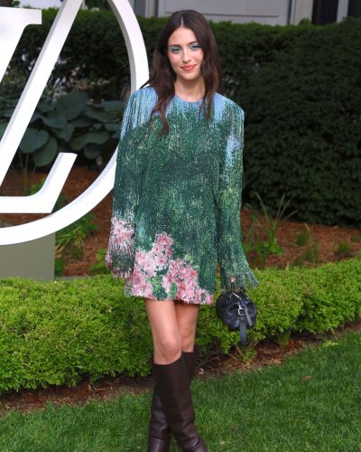 Madeline Argy at Louis Vuitton 2027 Cruise Collection Show NYC