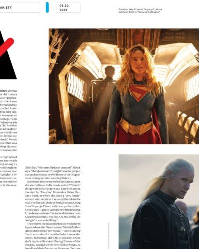 Milly Alcock in Variety Magazine May 2026 - Photo 2